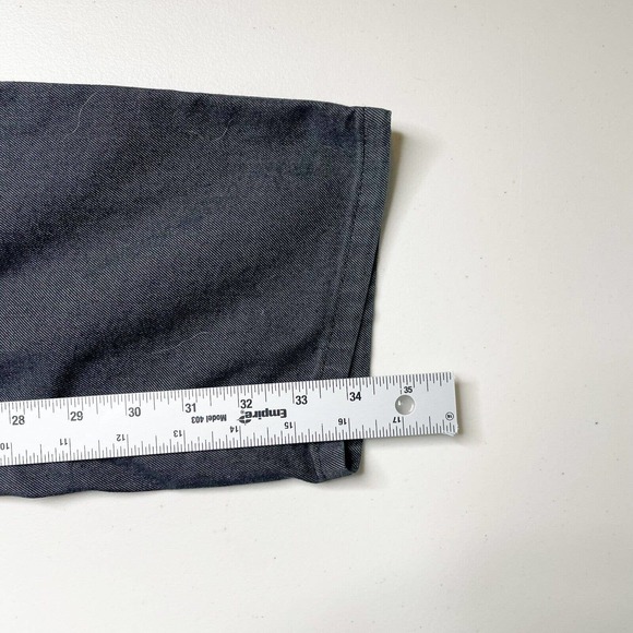 Prana Mid Rise Jeans Black Size 12 Organic Cotton Straight Leg Stretch‎ - Picture 9 of 10